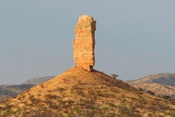 Vingerklip (finger stone) in the Kunene Region, Namibia