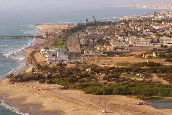 Swakopmund viewed from the south, Namibia
