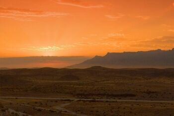 Sunset on the Brandberg, Erongo, Namibia
