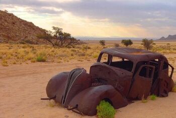 A 1937 Hudson Terraplane, Ghost Valley, Aus-Mountains, Namibia