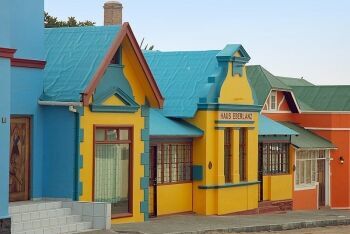 Street detail in Lüderitz, Namibia