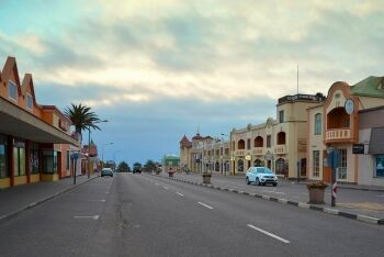 Early hours in Swakopmund, Namibia